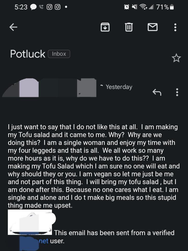 ***ing Tofu Salad