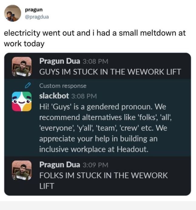 Have some respect!