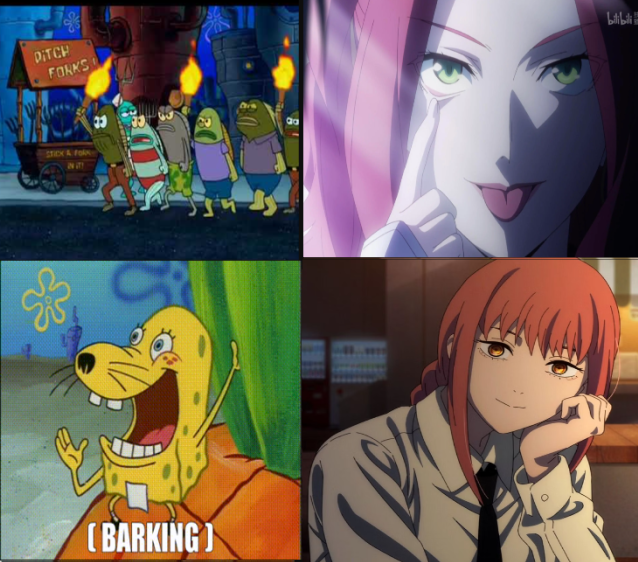 Two red haired female characters who use the main character for their own goals