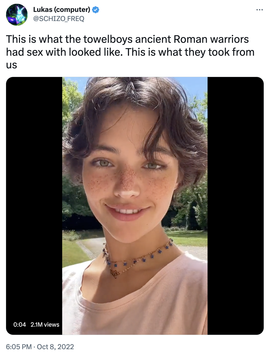 Her name is Gio Scotti btw.