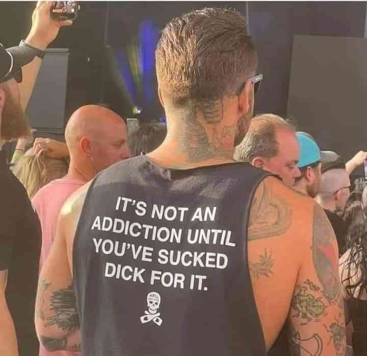 I’ve definitely never been addicted to anything, if this is how it works.
