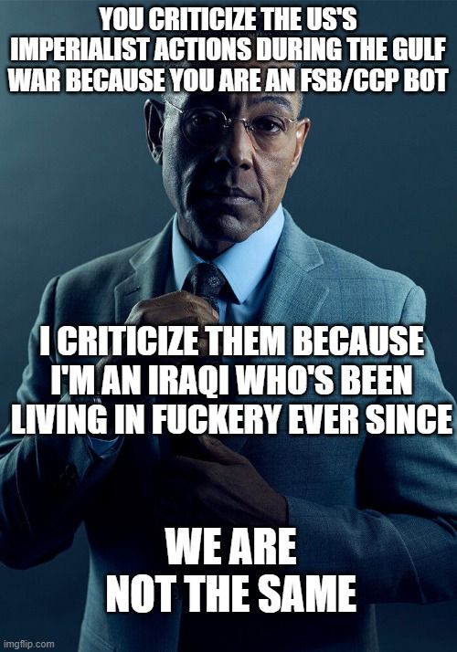 A reminder that US actions during the Gulf war were labeled a "Genocide" by UN coordinator at the time