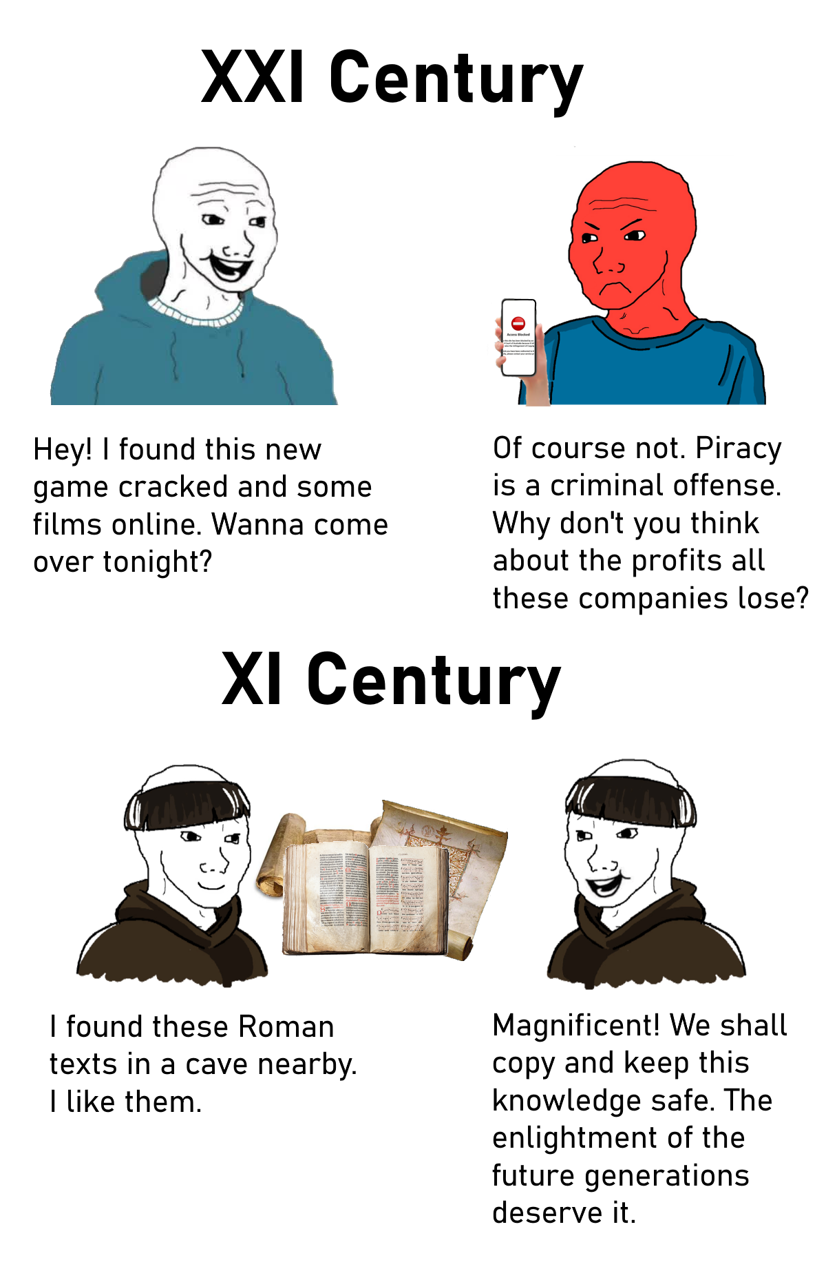 Monks knew better