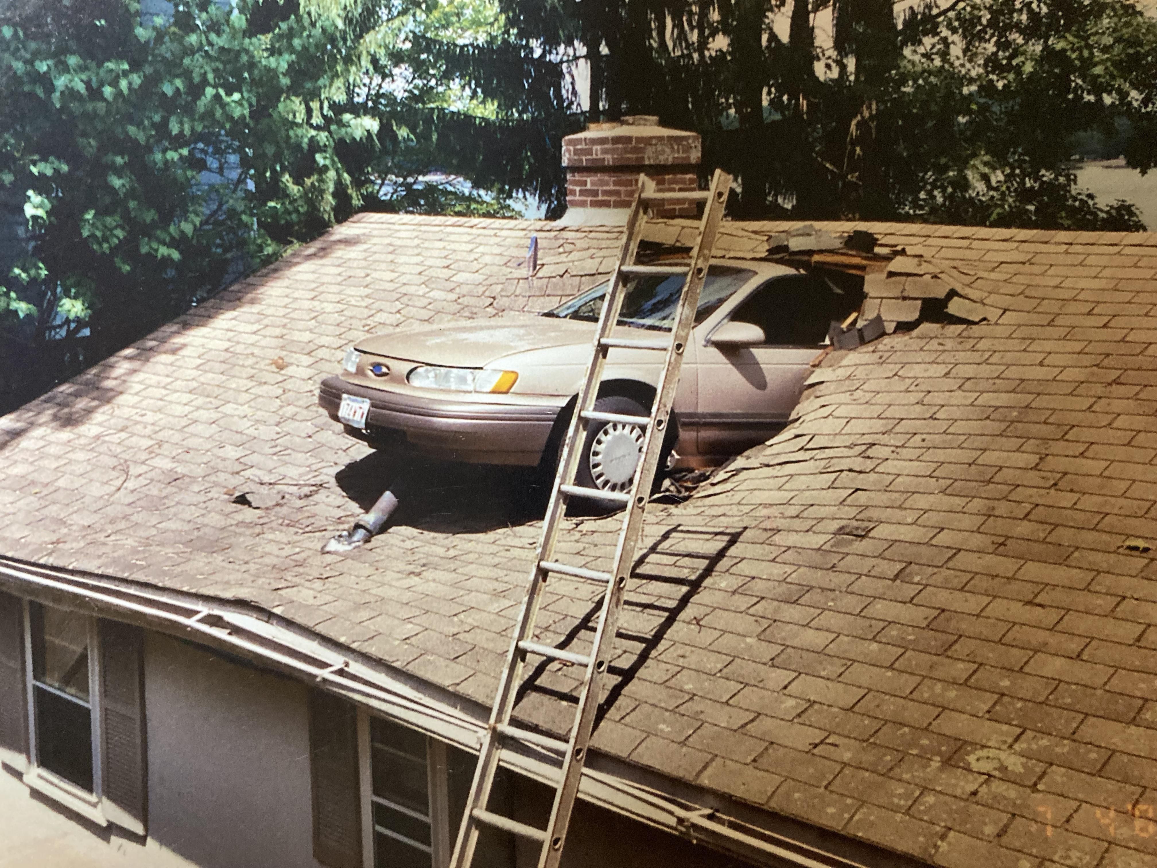 Came across this photo I took from 2004 up the road where I lived. How did this happen? Idk. But I love that I have a pic cause I laugh every time!