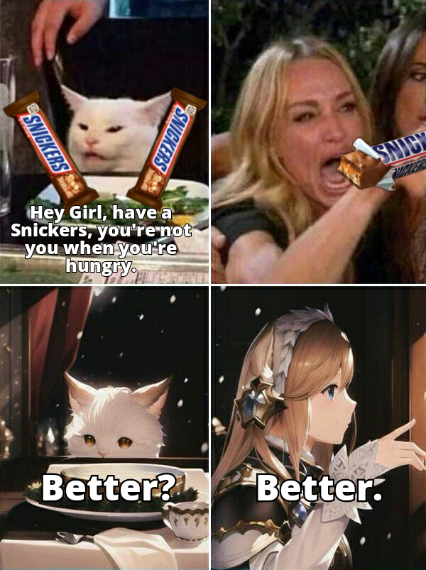 Anime AI artist really made a difference in her mood.
