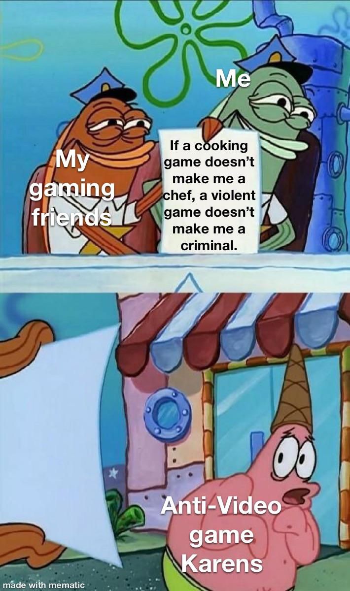 Video games don’t cause violence. Change my mind.