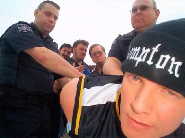 unused eminem album cover for his first album, Infinite