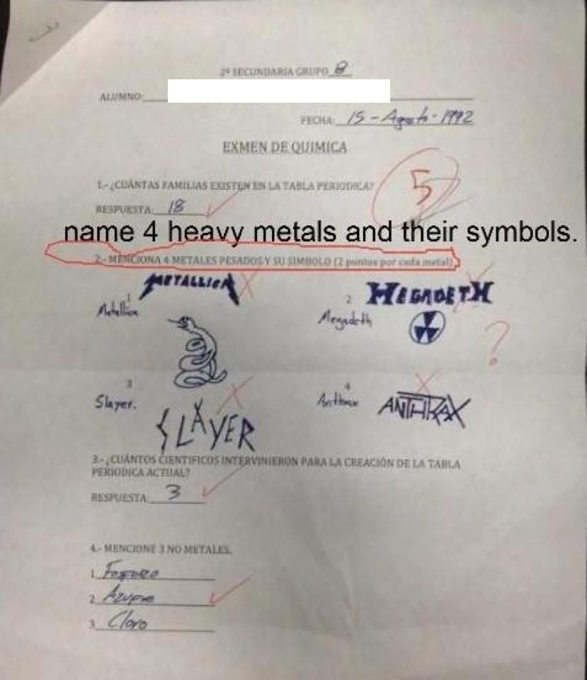 This kid is metal af
