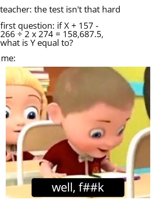 posting memes every day until I run out of ideas: day 2 1/2