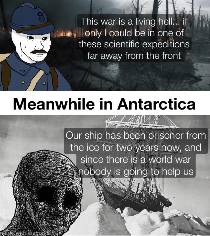 Living between 1914 and 1918 war really horrible in every continent