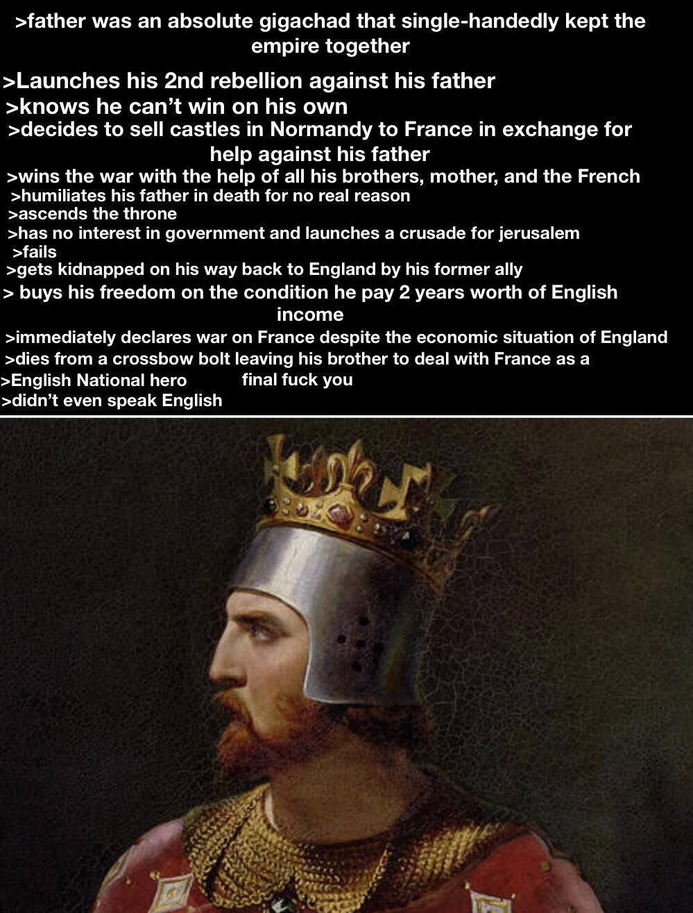 I’m convinced he was a French double-agent