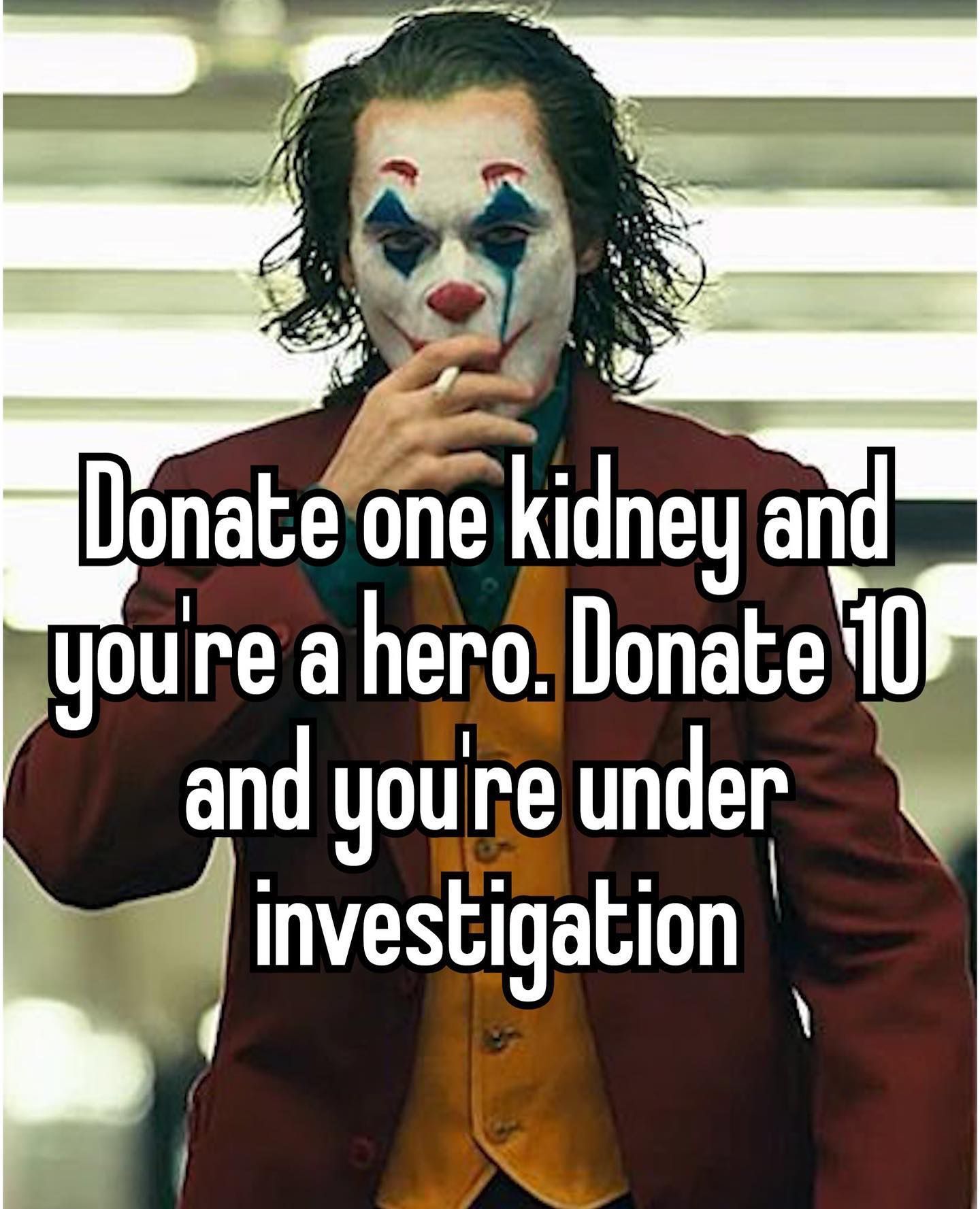 We live under investigation