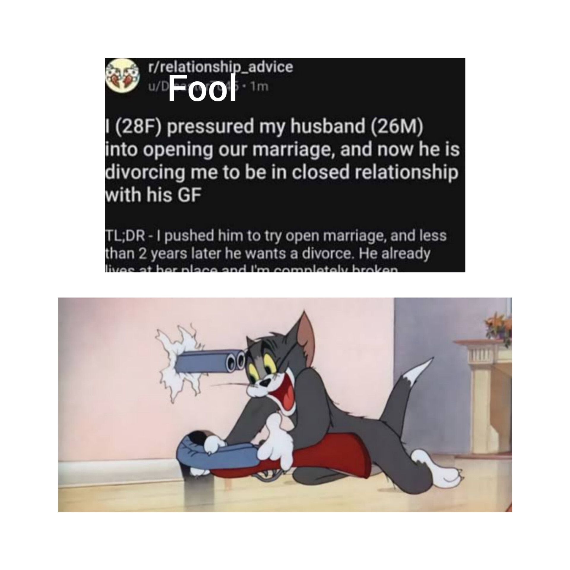 Hope she found someone else too