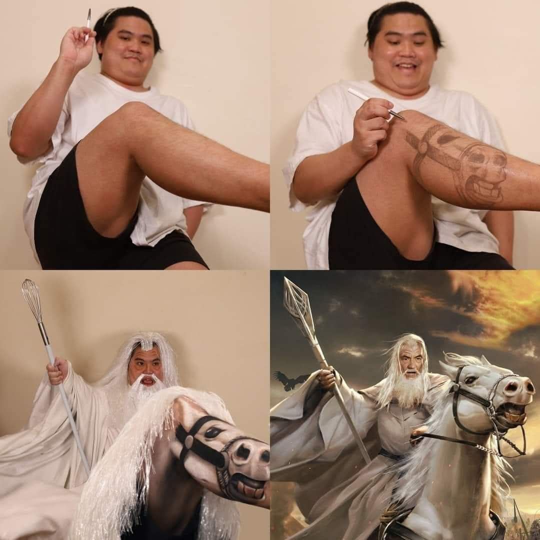"Run Shadowfax, show us the meaning of haste!"