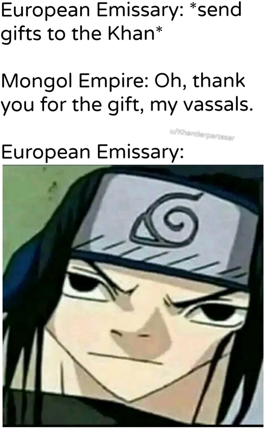 What a very kind surrender, people from afar!