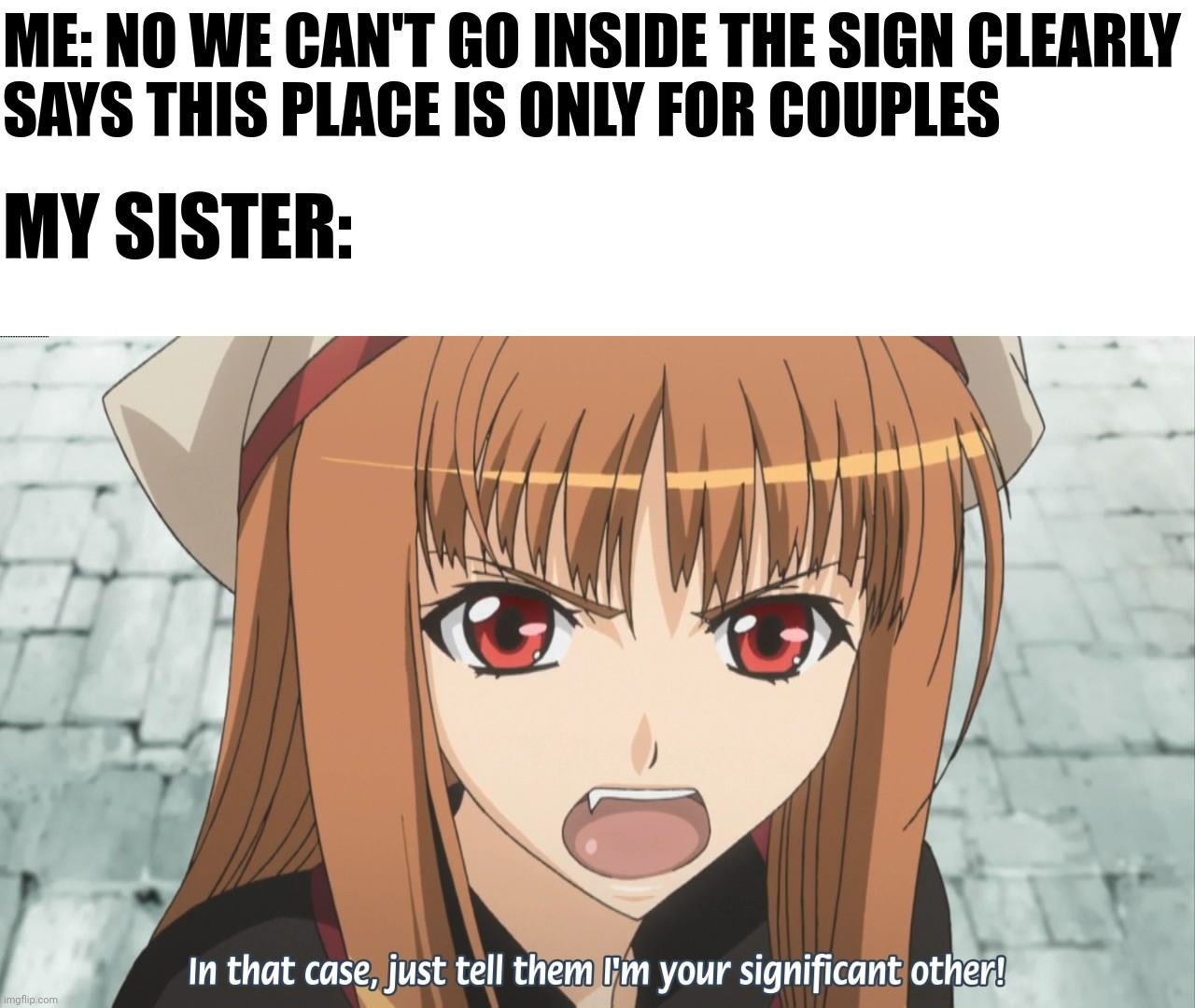 She's my significant other