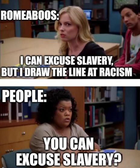 Why do romeaboos always bring this up?