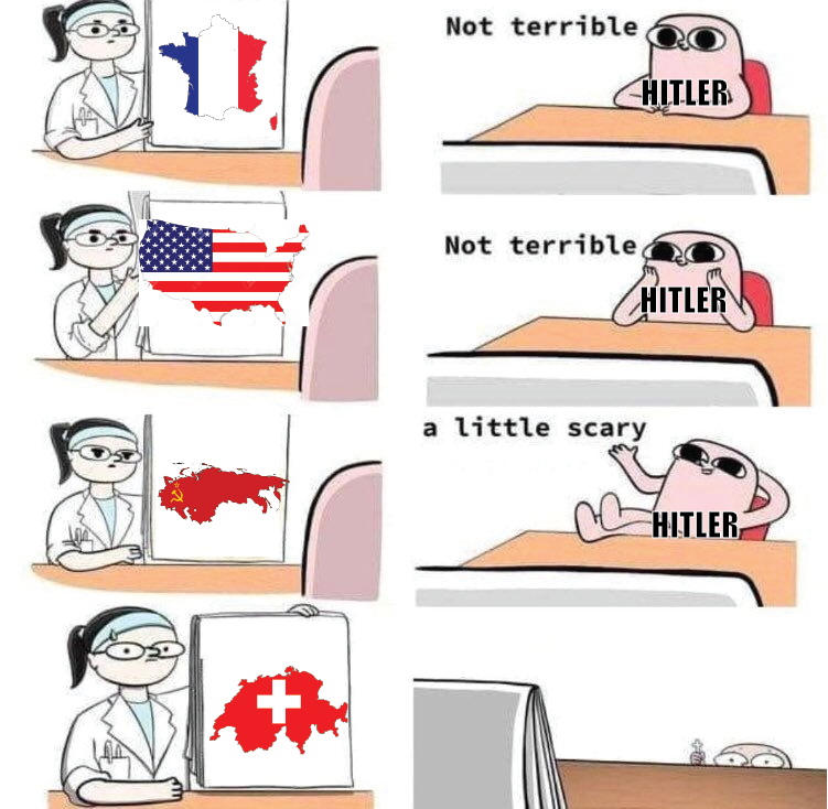 And the Swiss are scary