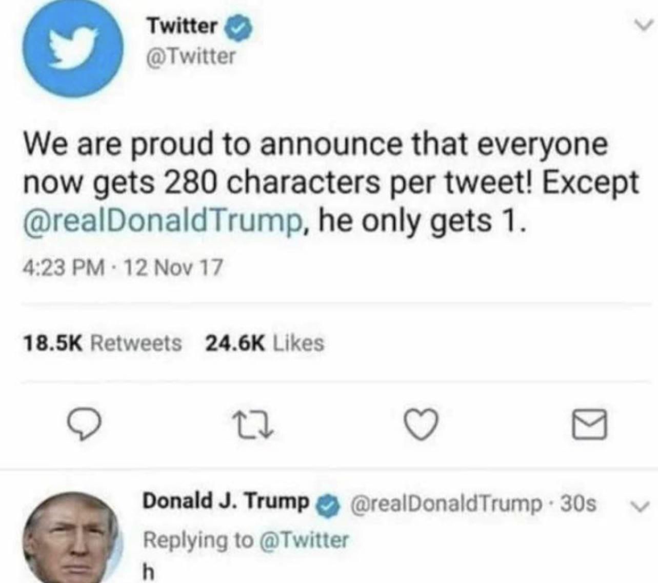 Donald Trump ignoring Twitter and commenting what his favorite Tool song is