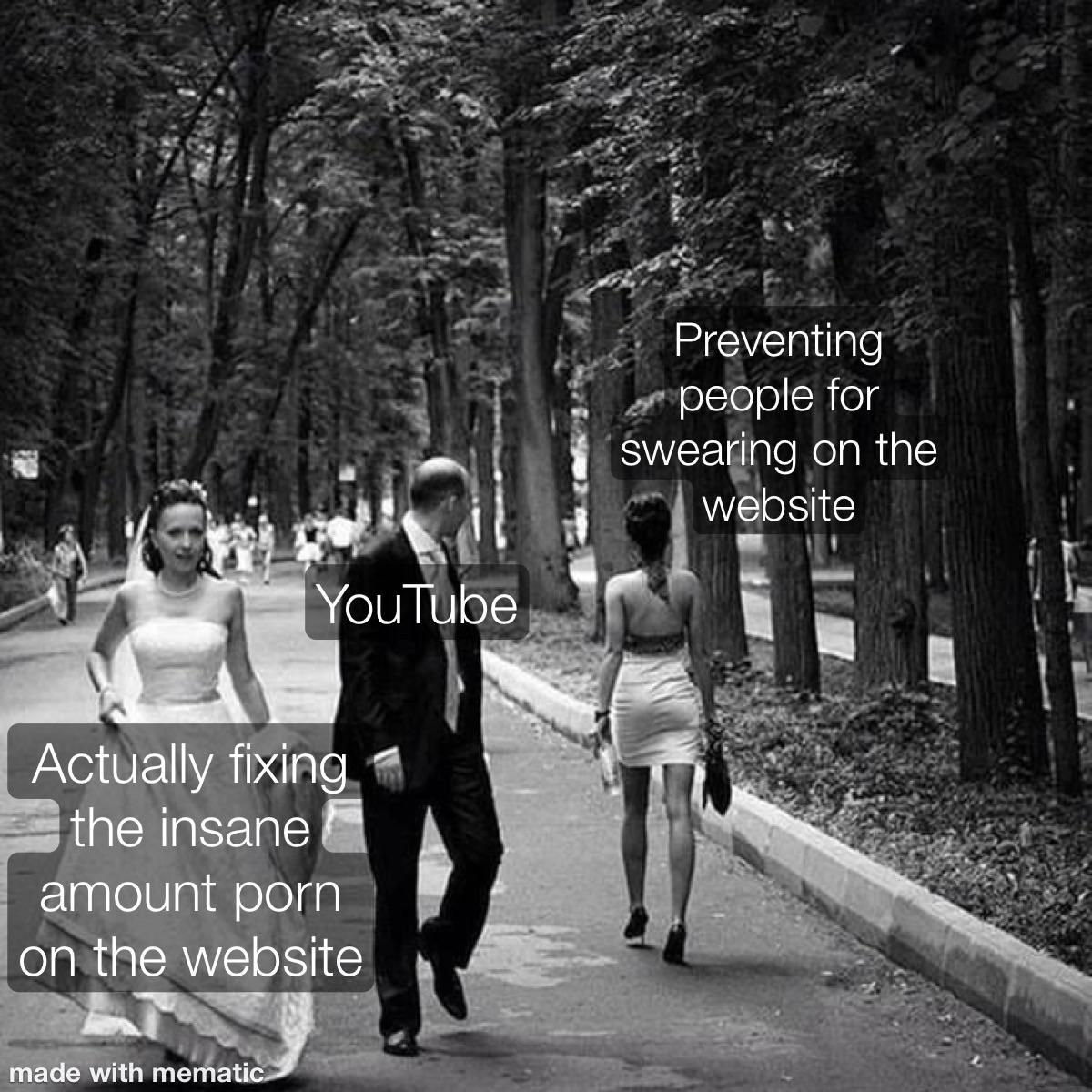 I’m tired of seeing porn-related things everywhere I go on there