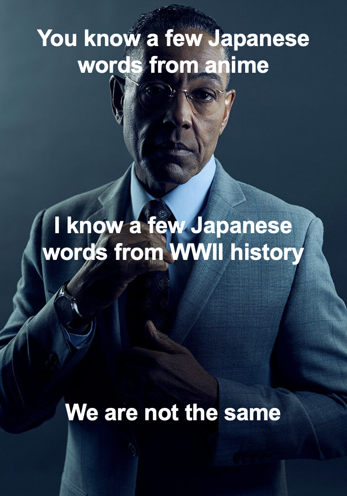 When people assume you are a weeb because to know how to pronounce "Yamato" correctly