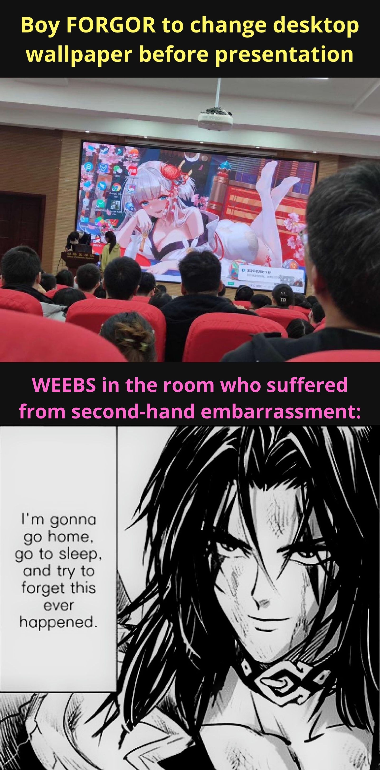 We all felt that