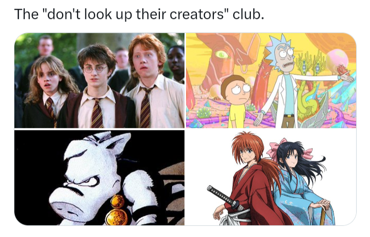 Separate art from the artist