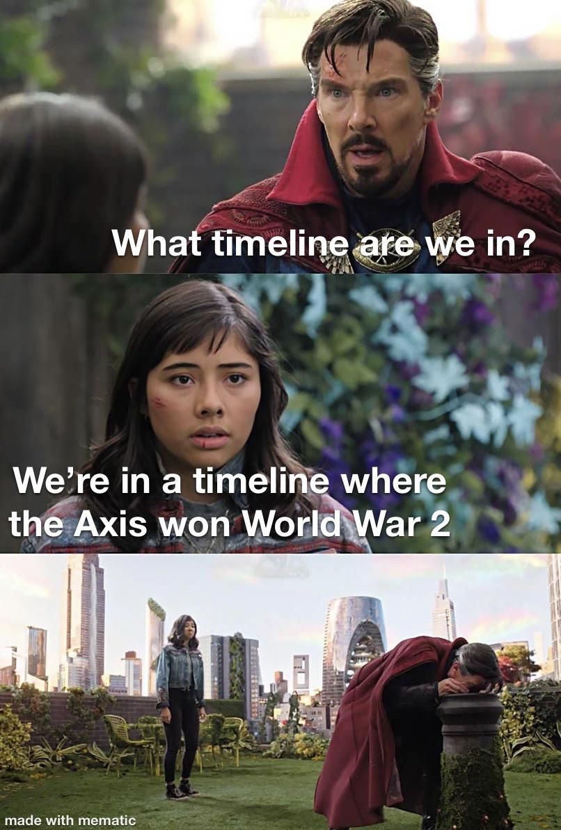 There’s nothing good in that timeline