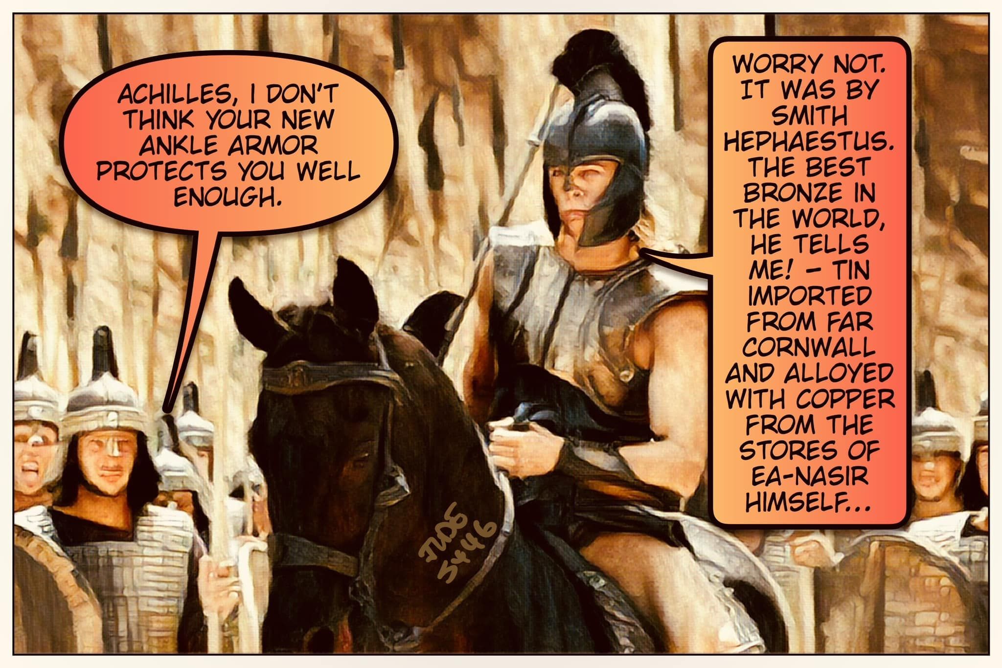 Achille's heel is a myth. Here is why he actually died.