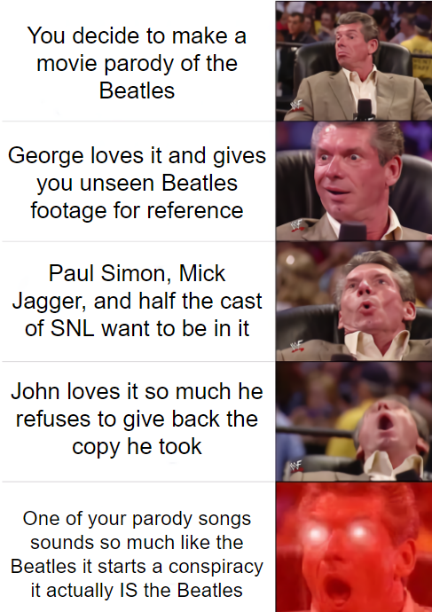 The Rutles was basically the godfather of mockumentaries, it was also ***ing hilarious