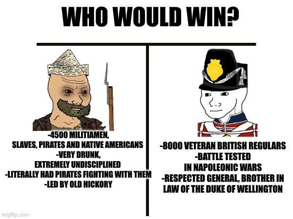 The battle of New Orleans was a wild victory