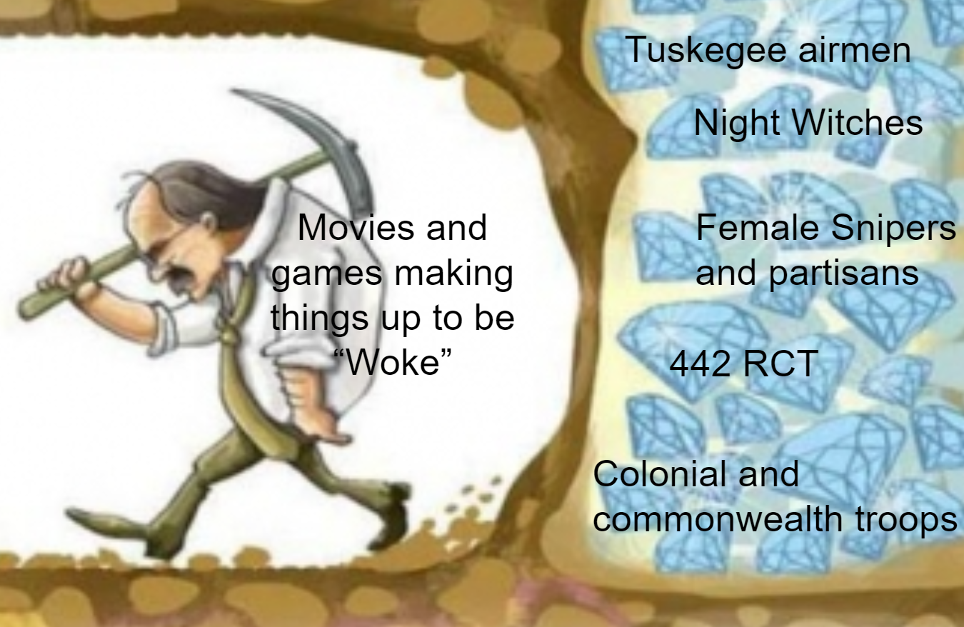 Just do a bit more research and they can find epic tales of war involving minorities and women