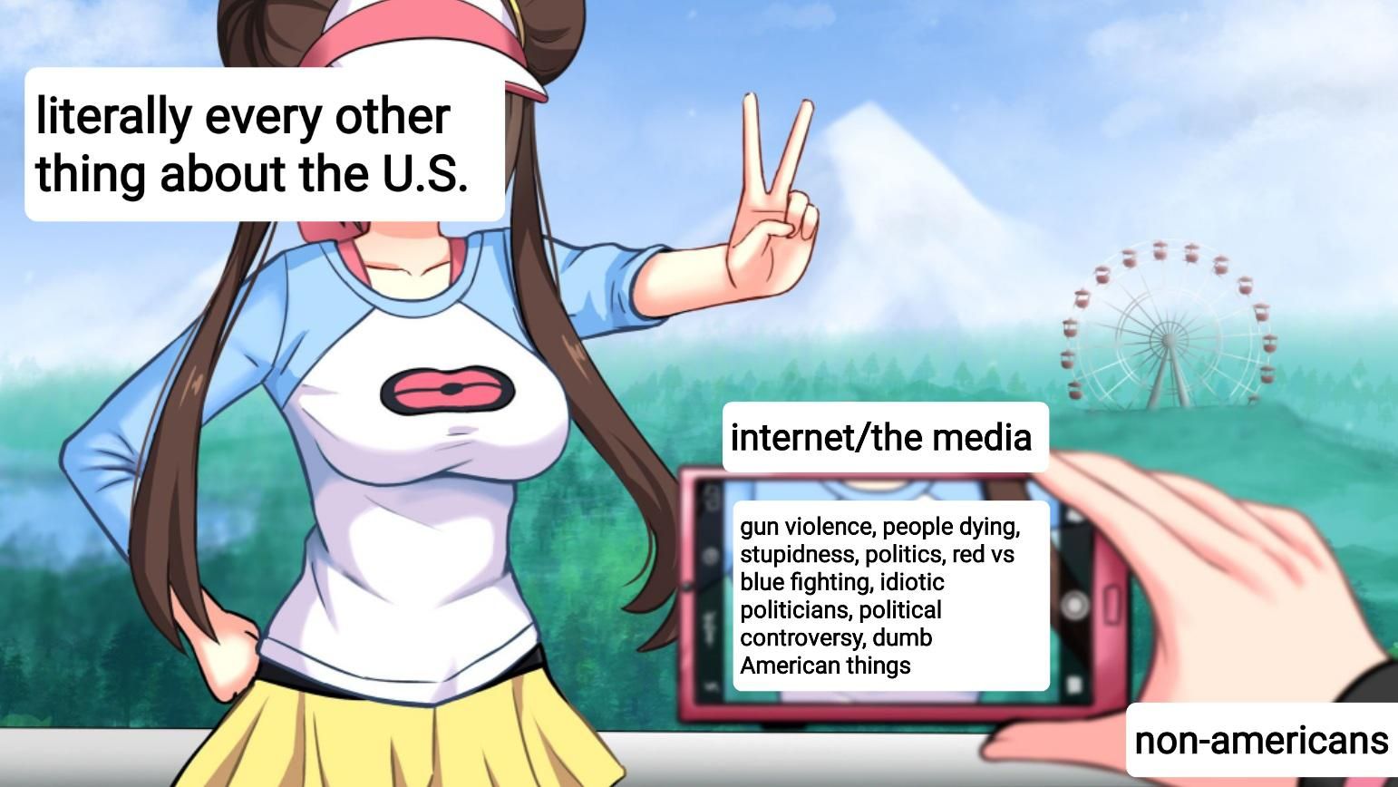 U.S. isn't the rainbow dreams but it's also not the hellhole described on the media.