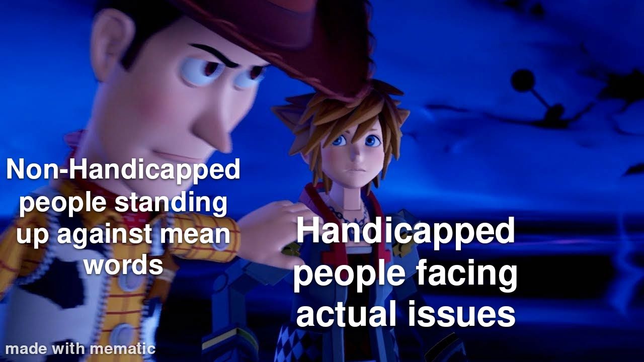 as someone with Autism, stop getting upset over words.