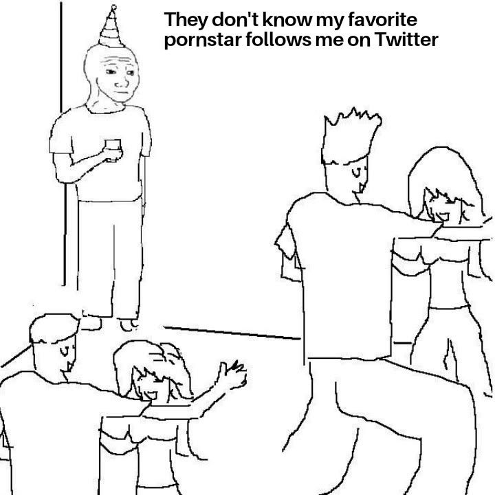 me at parties now