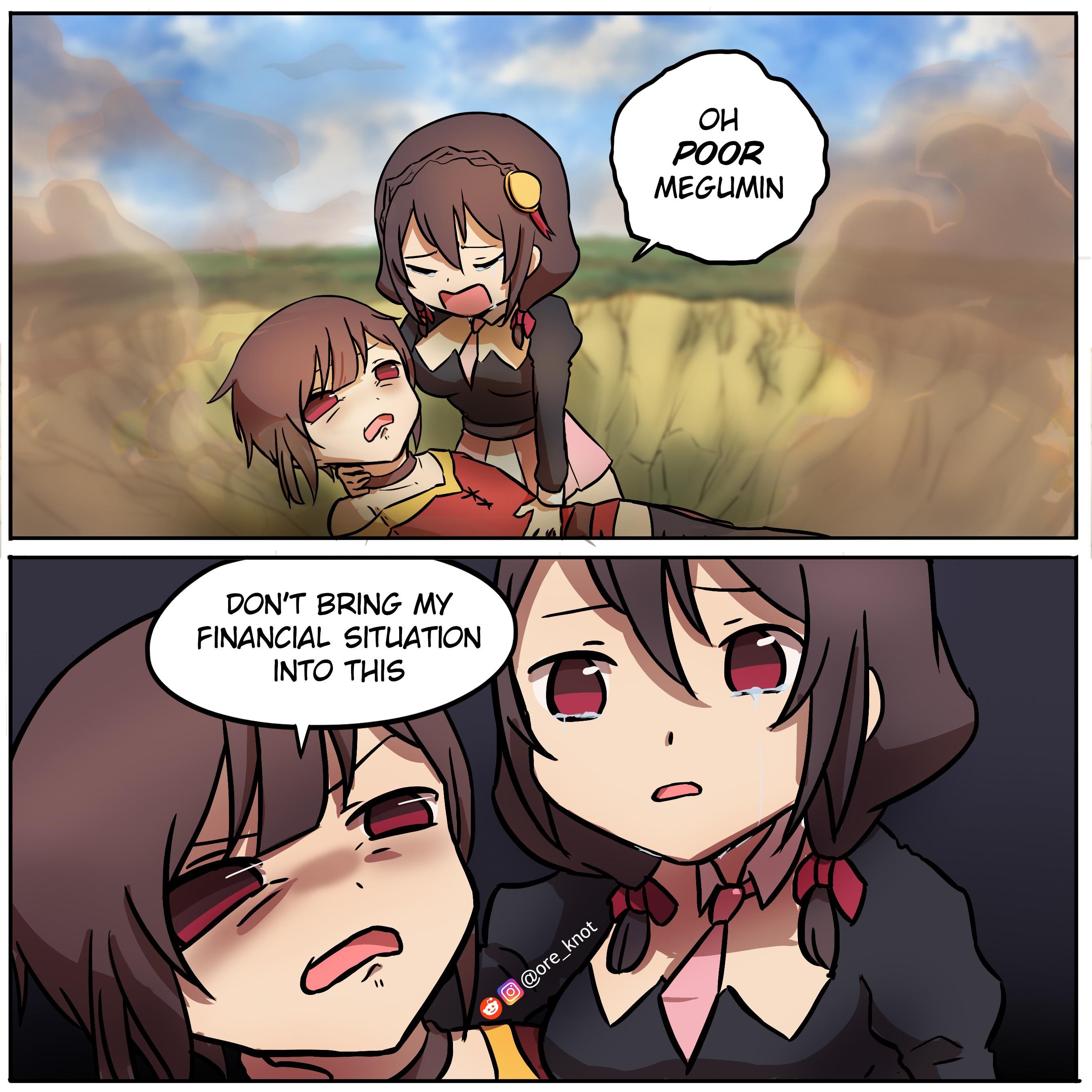 Poor, poor Megumin