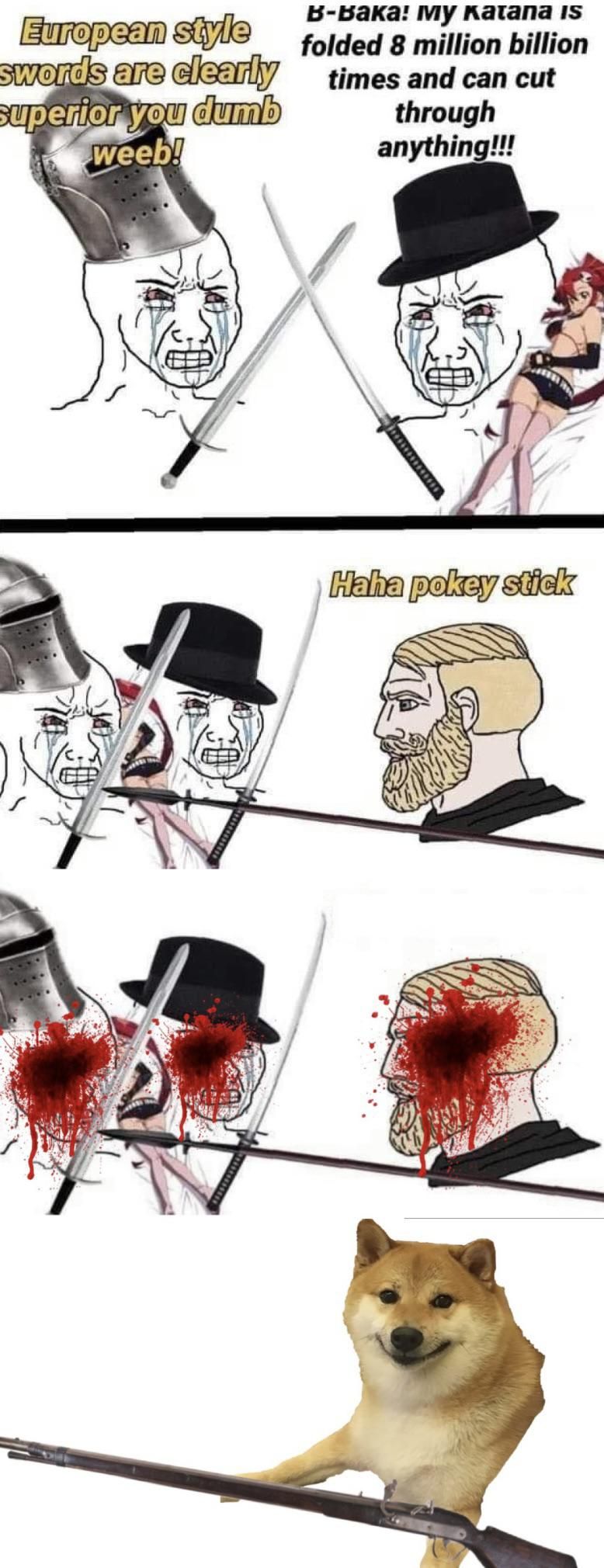 Swords this, spears that, how about some black powder instead?
