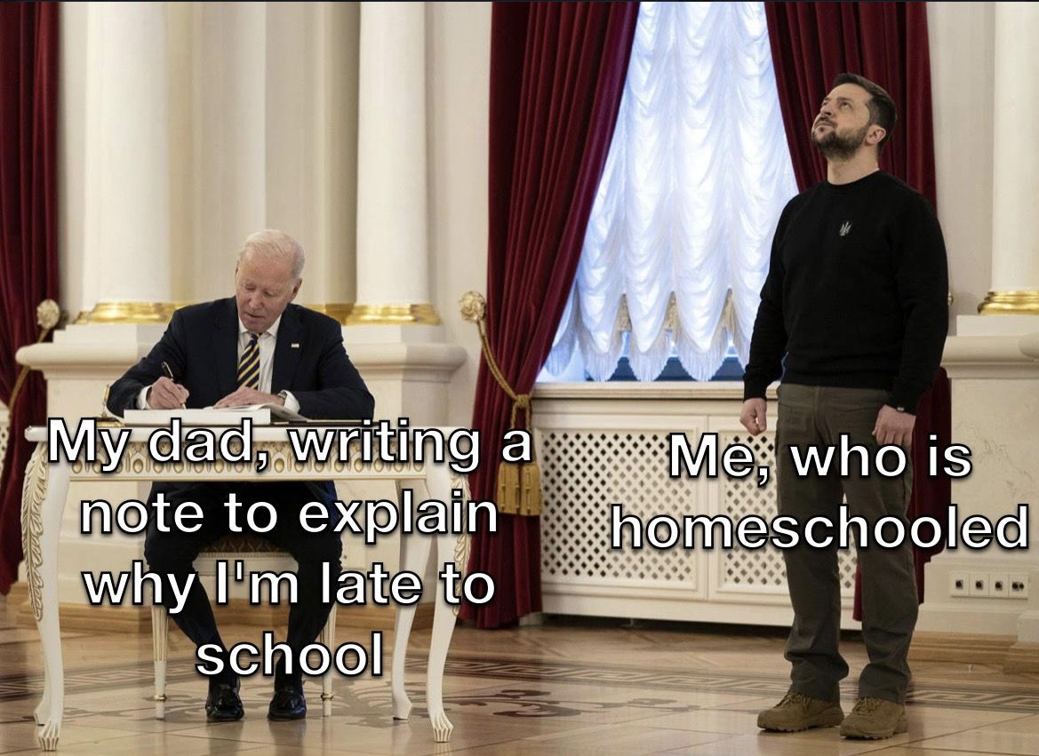 He totally wants to bang my teacher