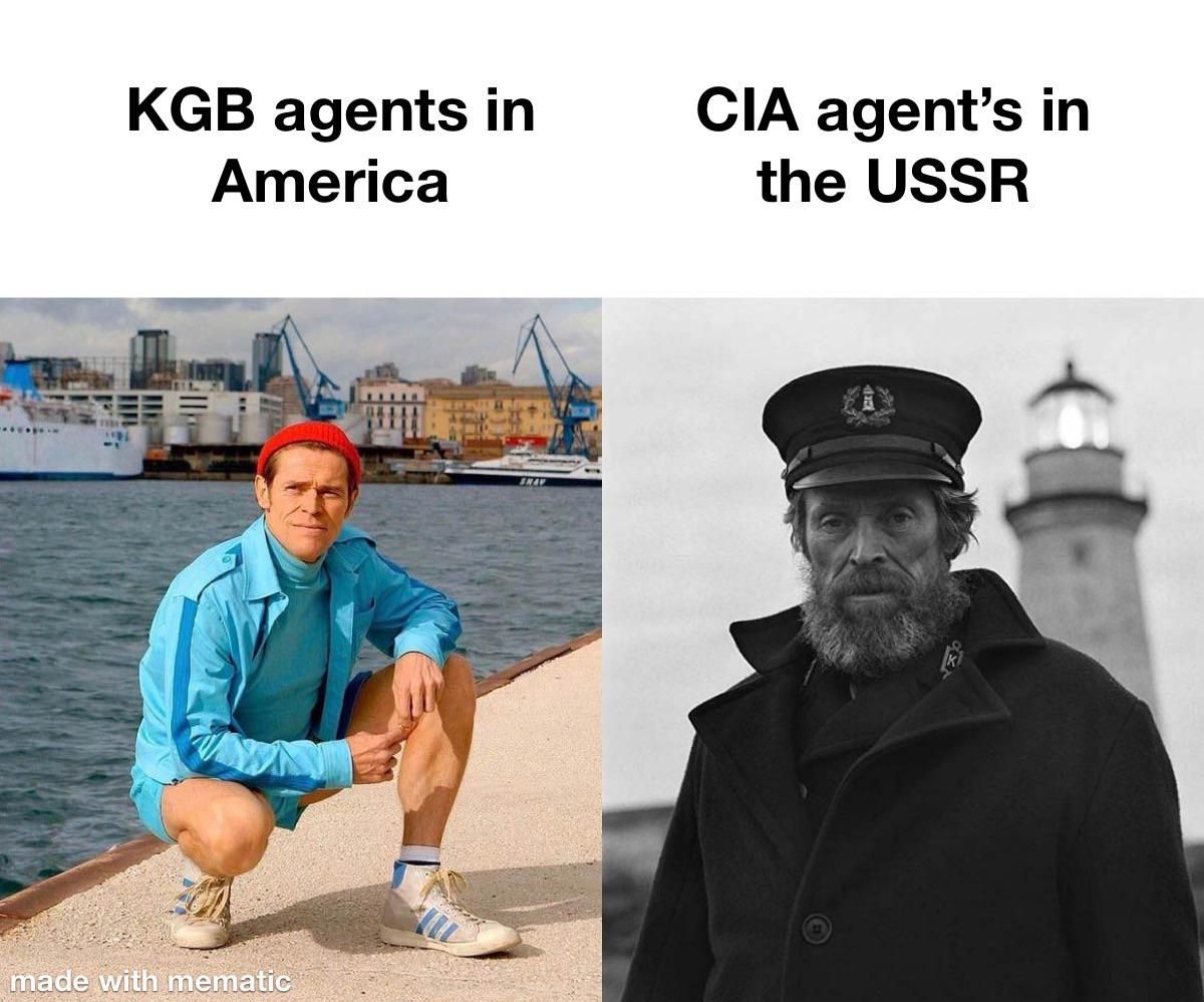 CIA agent’s fearing if they were caught a lifetime of torture. Meanwhile KGB probably weren’t treated half as bad if caught.