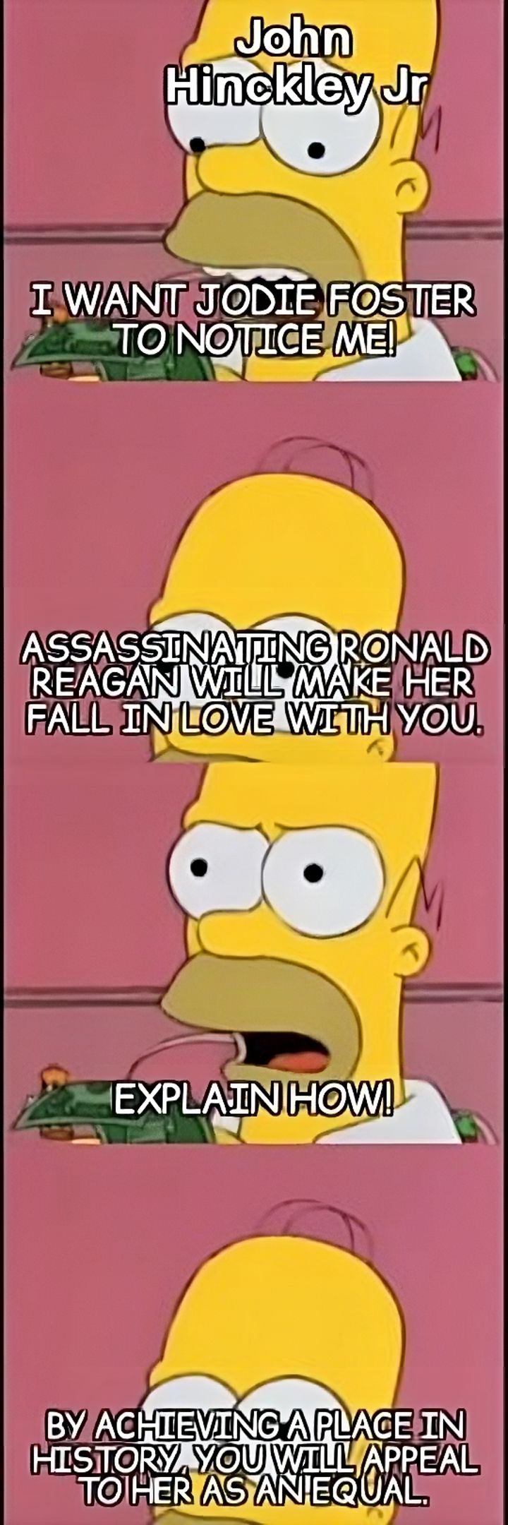 Easily one of the dumbest reasons for an assassination attempt