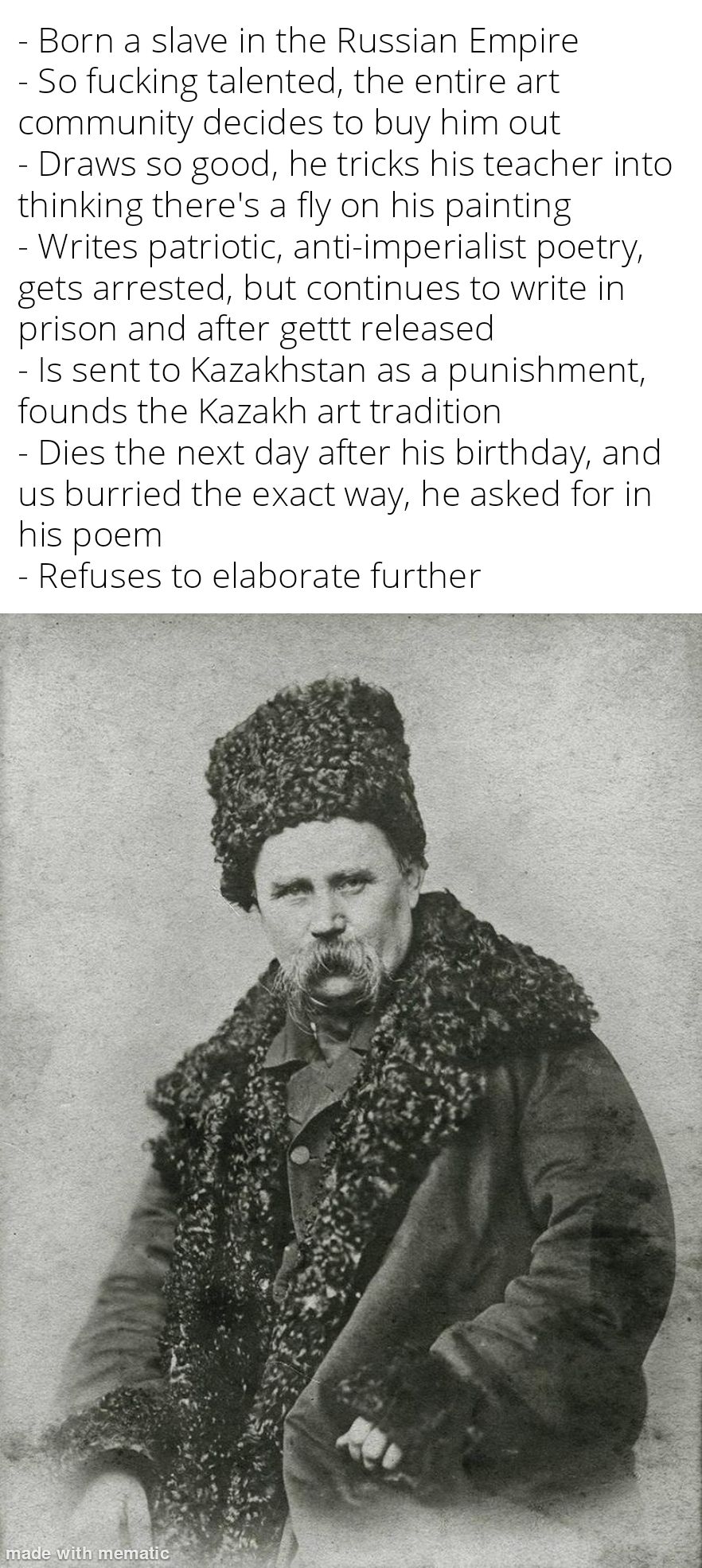 An absolute Chad of a Taras