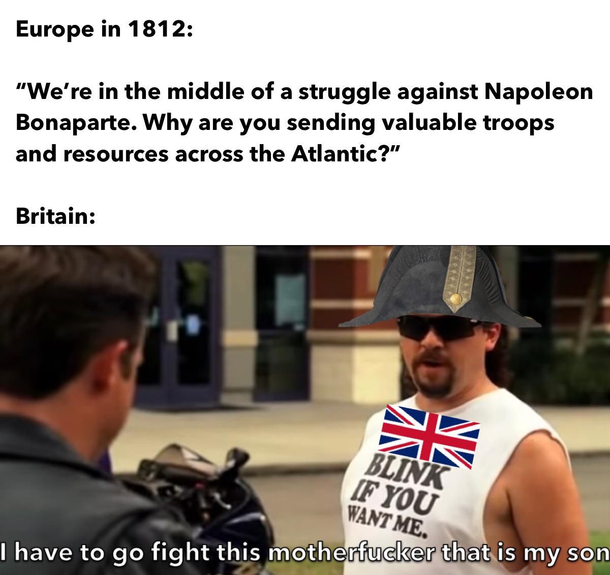 The War of 1812 was a weird side quest of the Napoleonic Wars