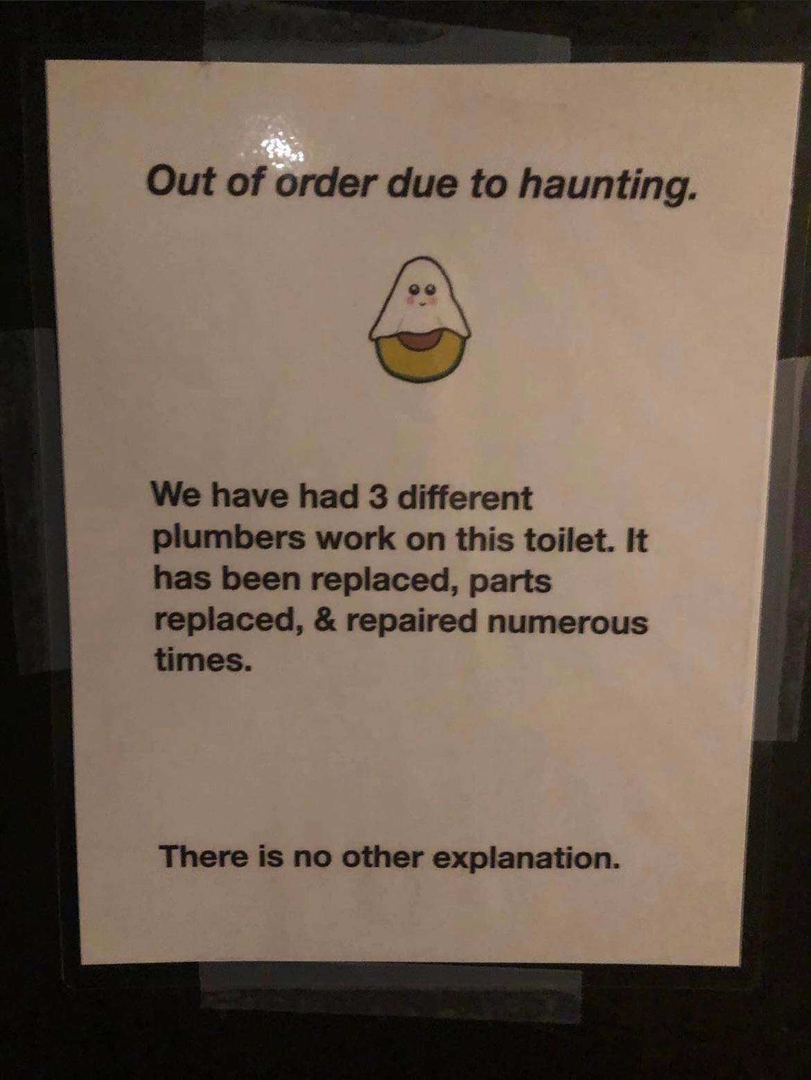 This out of order sign