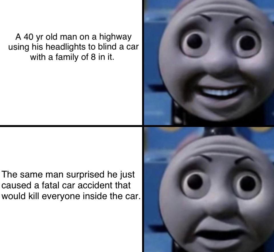 Ahh yes, let’s just blind people in 3000 lb death machines going at high speeds.