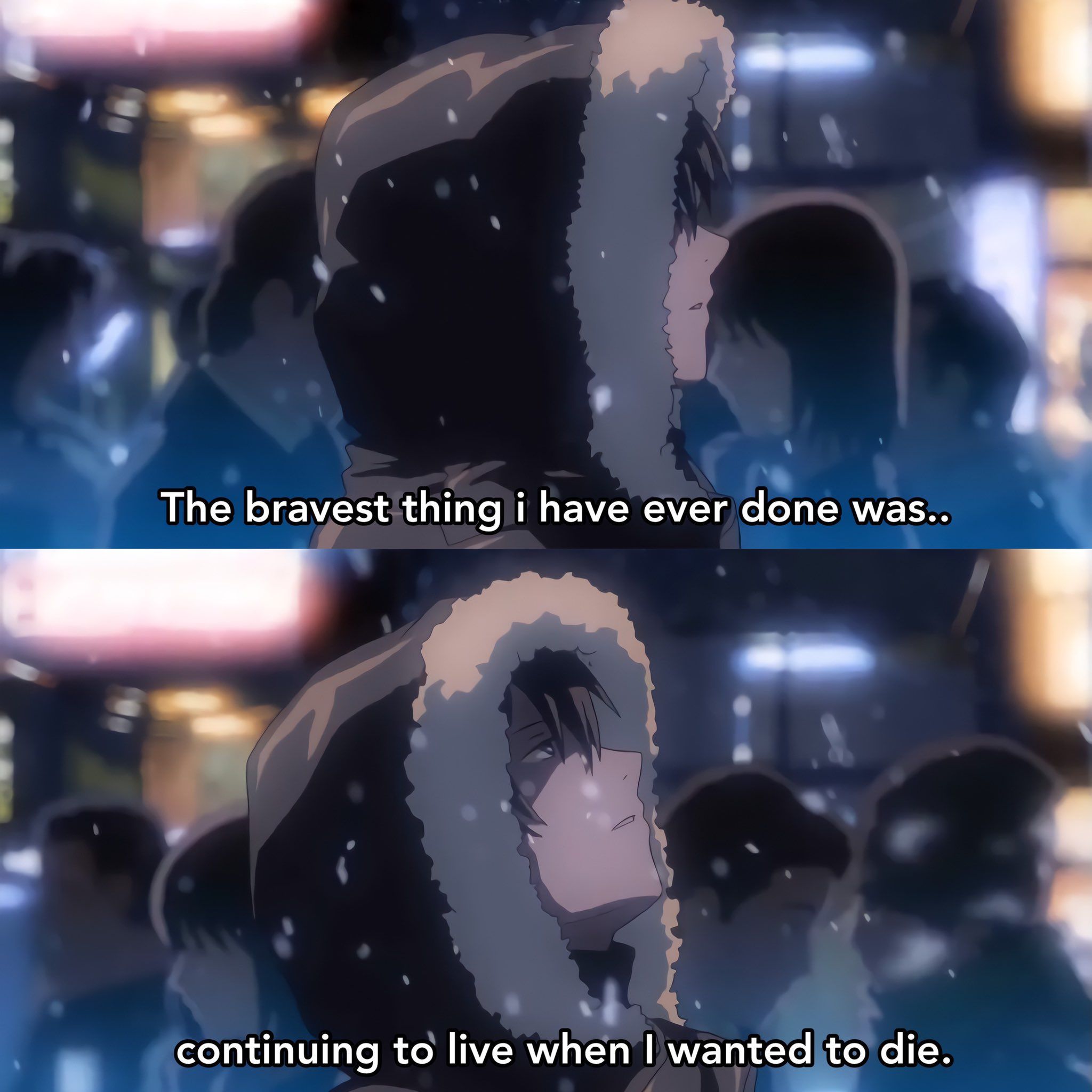 the bravest thing i have ever done...