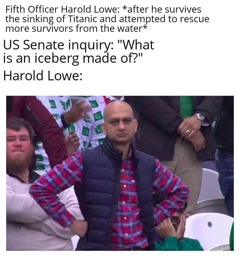 "Ice, I suppose, sir?"