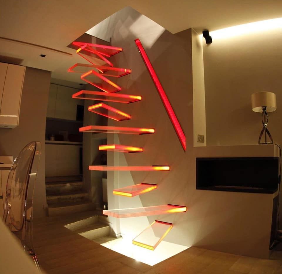 Teetotaller's stairs.