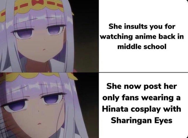 animme changes her...
