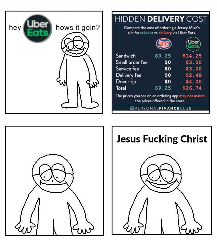 And all my food is cold