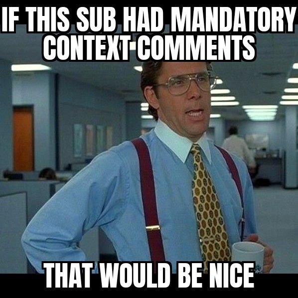 - I need context commentaries from OPs